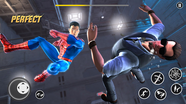 #2. Spider Power Hero: Outlaw Ops (Android) By: Fun Battle Fire Games