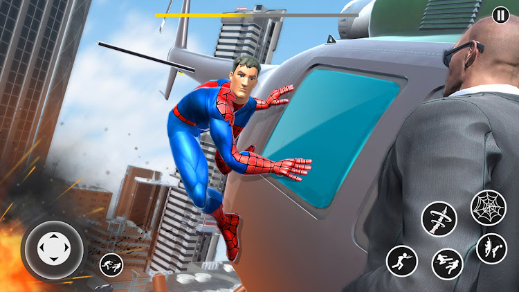 #5. Spider Power Hero: Outlaw Ops (Android) By: Fun Battle Fire Games