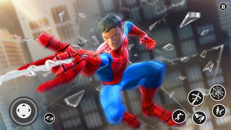 #6. Spider Power Hero: Outlaw Ops (Android) By: Fun Battle Fire Games