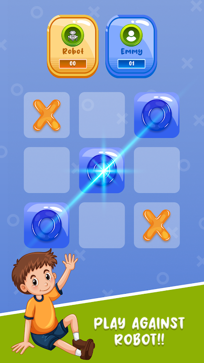 #2. Tic Tac Toe - Mind Relaxing (Android) By: Kessi Infotech