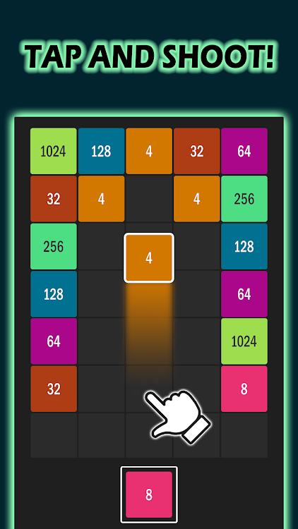 #2. Merge Blocks 2048: Number Game (Android) By: Fantastica Games