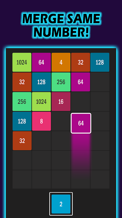 #3. Merge Blocks 2048: Number Game (Android) By: Fantastica Games