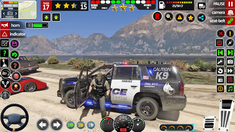 #2. US Police Prado Parking 3D (Android) By: Samo Games Hub