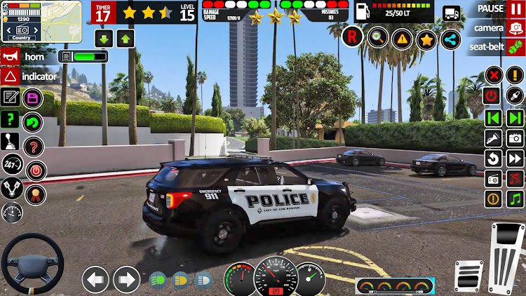 #3. US Police Prado Parking 3D (Android) By: Samo Games Hub