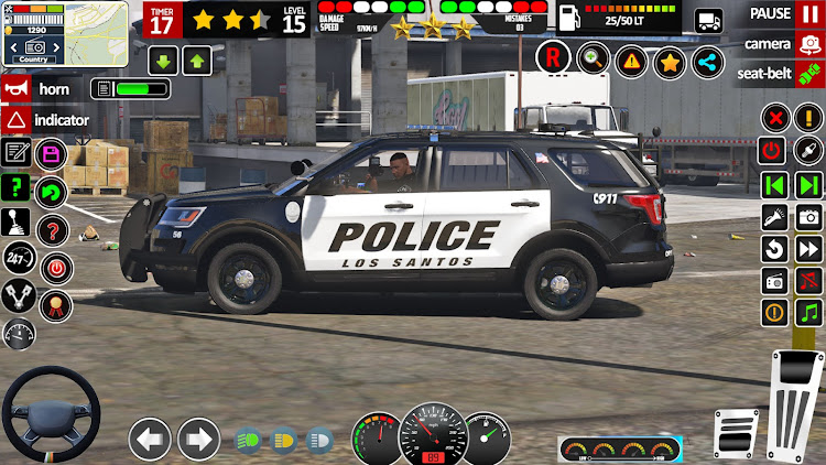 #8. US Police Prado Parking 3D (Android) By: Samo Games Hub