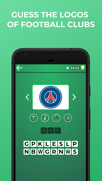 #6. Football Logo Quiz (Android) By: VnS