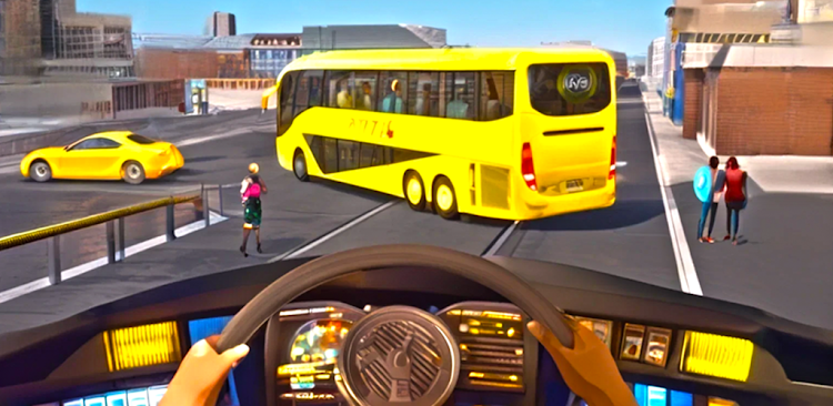 #4. Metro Bus Taxi Driving Games (Android) By: Gamepause Studio