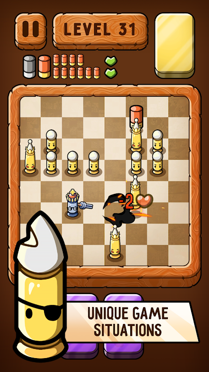 #4. Bullet Chess: Board Shootout (Android) By: Yes Games Studio