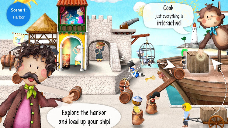 #2. Tiny Pirates - Kids' Activity (Android) By: wonderkind GmbH