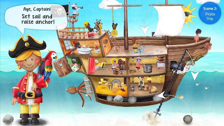 #3. Tiny Pirates - Kids' Activity (Android) By: wonderkind GmbH