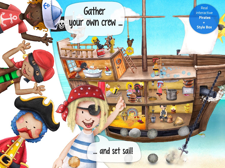 #6. Tiny Pirates - Kids' Activity (Android) By: wonderkind GmbH