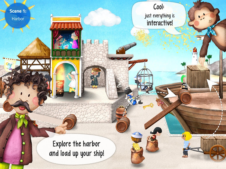 #7. Tiny Pirates - Kids' Activity (Android) By: wonderkind GmbH