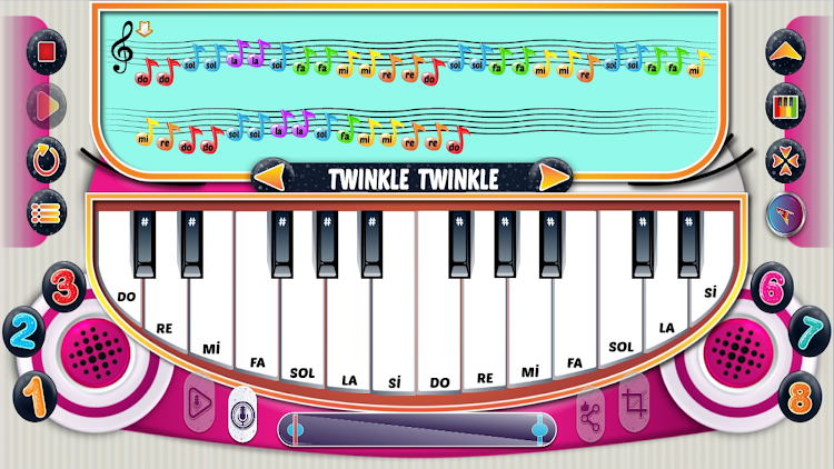 #4. Meow Music - Sound Cat Piano (Android) By: EYPONR GAMES eyup oner