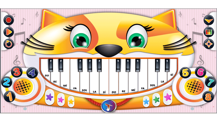 #9. Meow Music - Sound Cat Piano (Android) By: EYPONR GAMES eyup oner