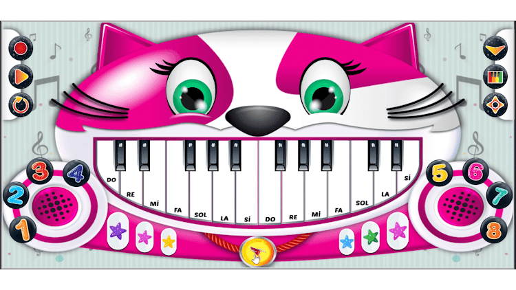 #10. Meow Music - Sound Cat Piano (Android) By: EYPONR GAMES eyup oner