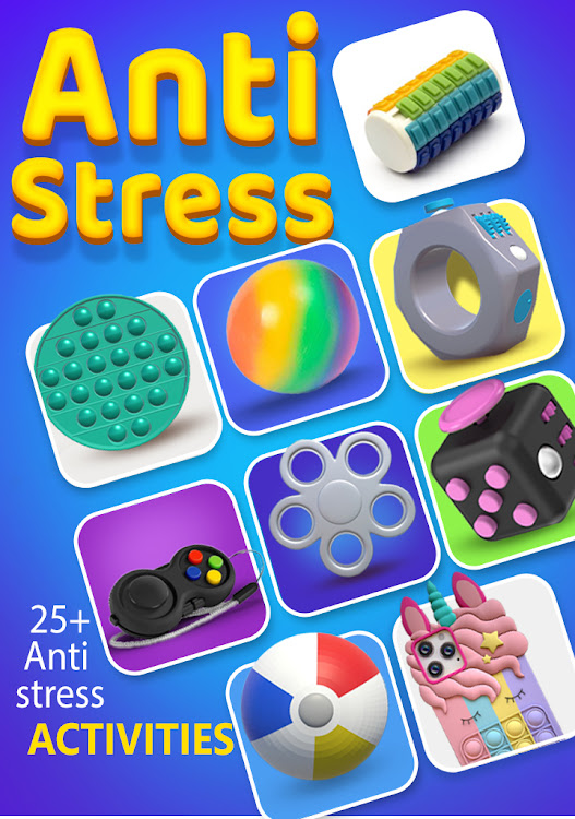 #8. Anti stress Fidget Toys ASMR (Android) By: Atrion Games