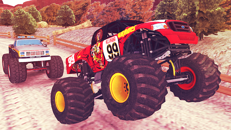 #4. Monster Truck Stunt - Car Race (Android) By: Pixiloft Games Studio