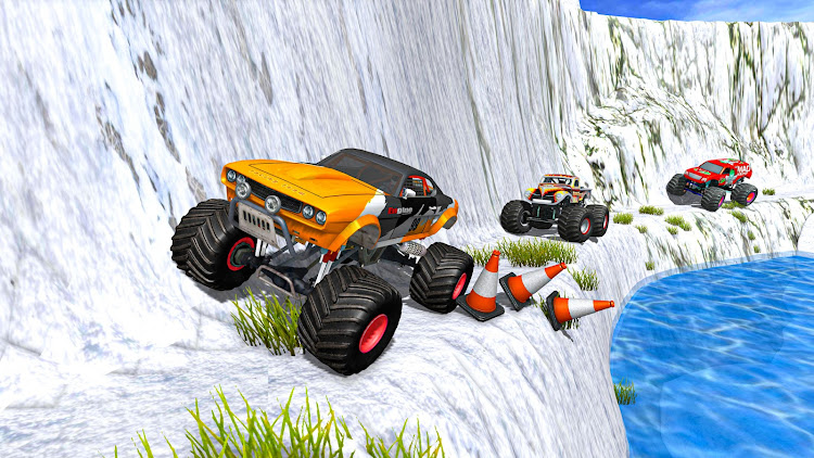 #2. Monster Truck Stunt 4x4 Car 3D (Android) By: planet360games