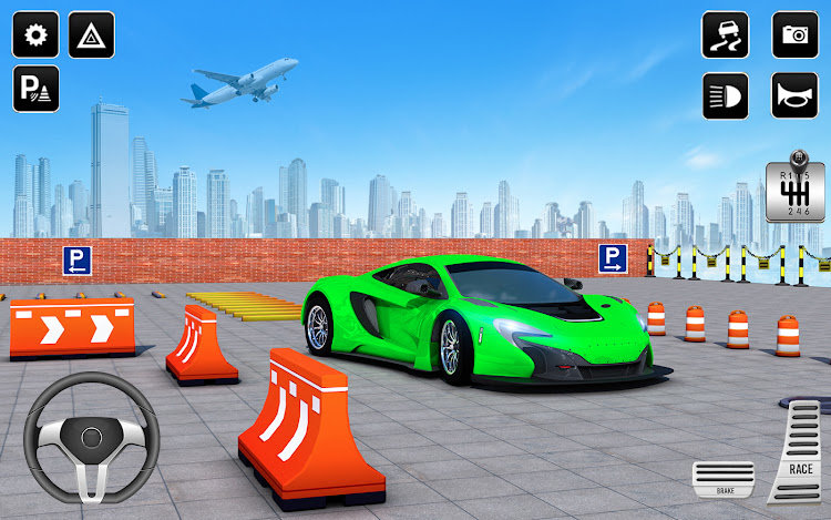 #2. Advance car parking games (Android) By: The Hawk Games