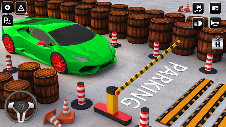 #4. Advance car parking games (Android) By: The Hawk Games