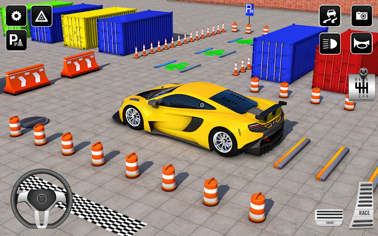 #7. Advance car parking games (Android) By: The Hawk Games