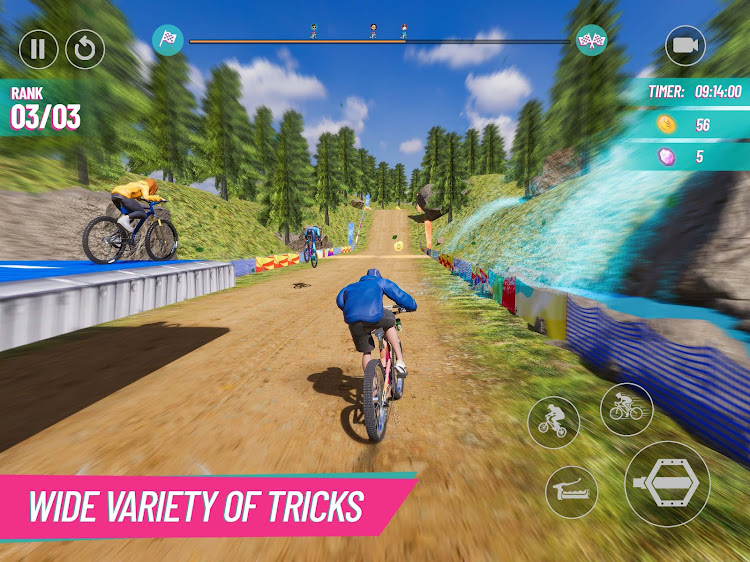 #10. Bicycle Stunts 2 : Dirt Bikes (Android) By: Supercode Games