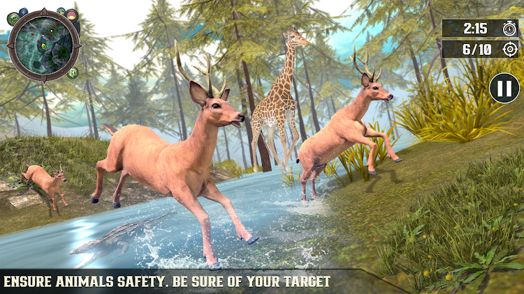 #2. Wild Animal Dino Hunting Sim (Android) By: Extreme Gamerz Studio