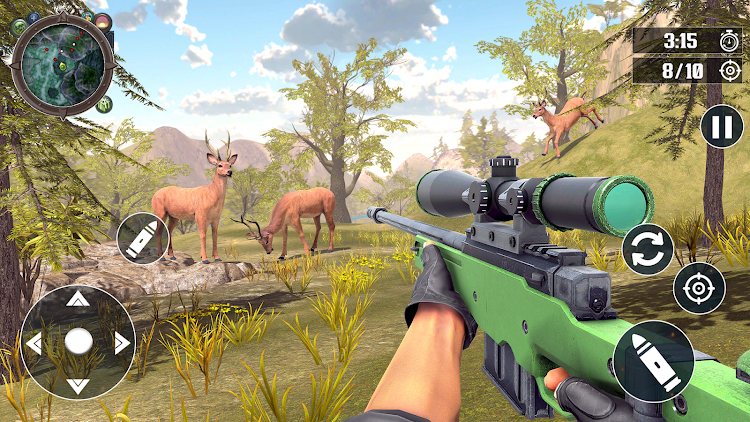 #6. Wild Animal Dino Hunting Sim (Android) By: Extreme Gamerz Studio