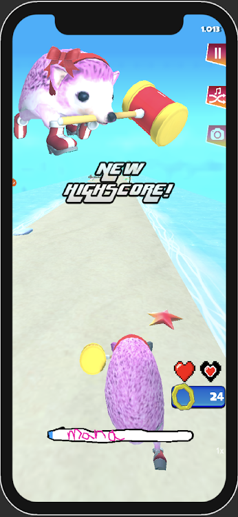 #3. Fast Sanic Goo! Adventure (Android) By: Elenio Castellanos