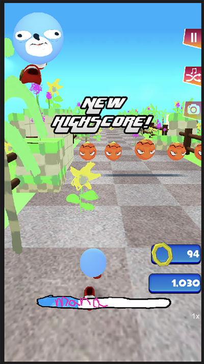 #5. Fast Sanic Goo! Adventure (Android) By: Elenio Castellanos