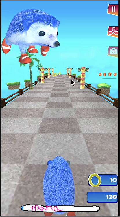 #9. Fast Sanic Goo! Adventure (Android) By: Elenio Castellanos