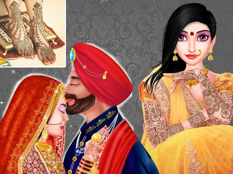 #2. Real Indian Wedding Makeup (Android) By: TBZ 9 Games