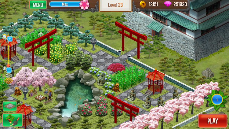 #2. Queen's Garden 4: Sakura Seaso (Android) By: Seven Sails Games