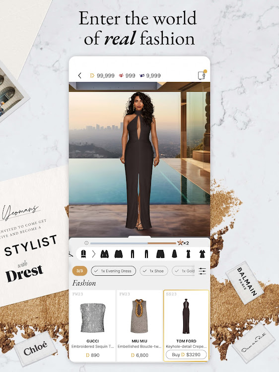 #7. DREST Style the latest fashion (Android) By: Drest Ltd.