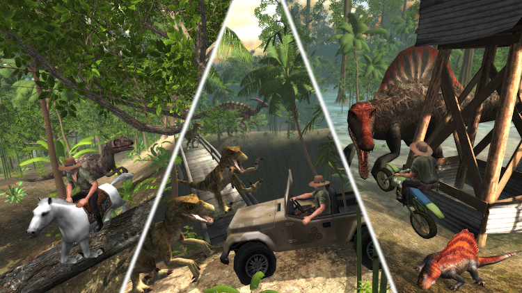 #2. Dino Safari: Evolution-U (Android) By: JurassicApps