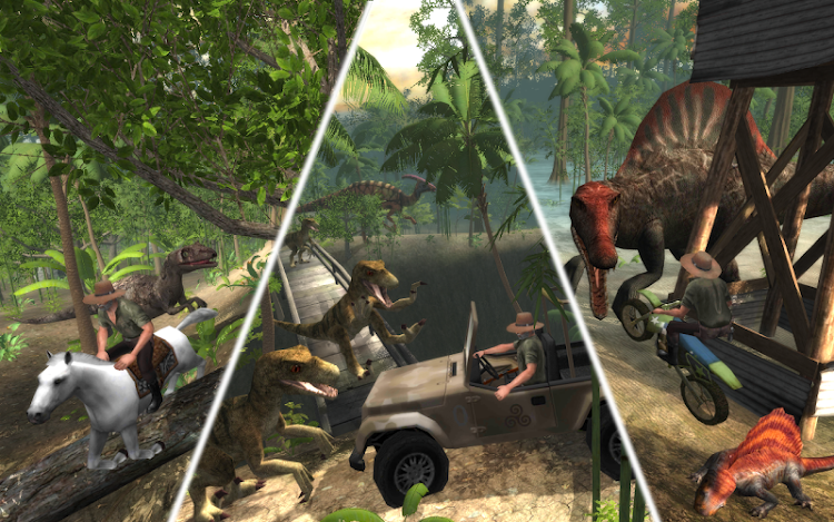 #5. Dino Safari: Evolution-U (Android) By: JurassicApps