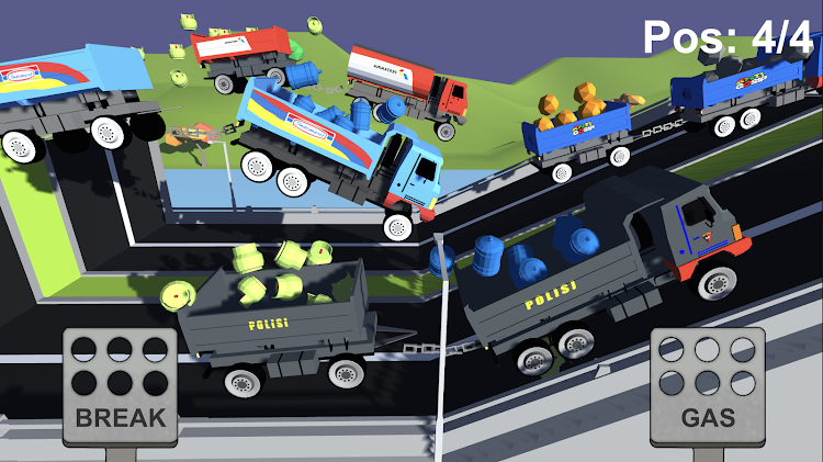 #7. Truck Gandeng Oleng Racing (Android) By: 2YOU GAME