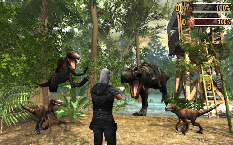 #5. Dinosaur Assassin: Evolution-U (Android) By: JurassicApps