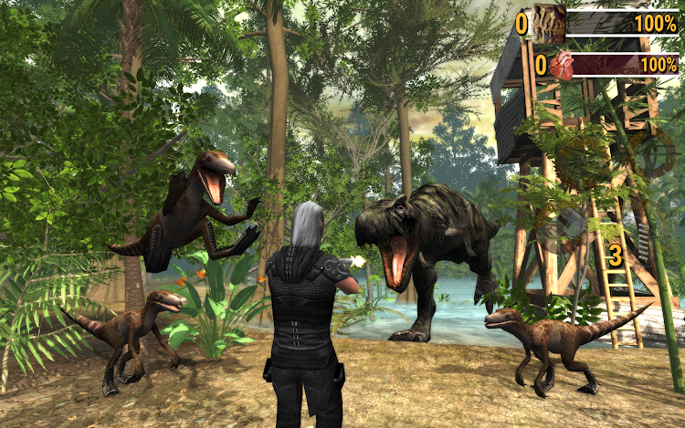 #9. Dinosaur Assassin: Evolution-U (Android) By: JurassicApps