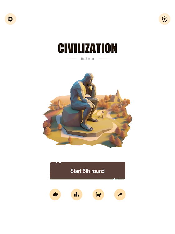 #6. Civilization Simulator (Android) By: Tiny Monster