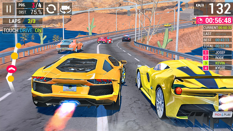 #2. Circuit Car Racing Game (Android) By: Pick&Play