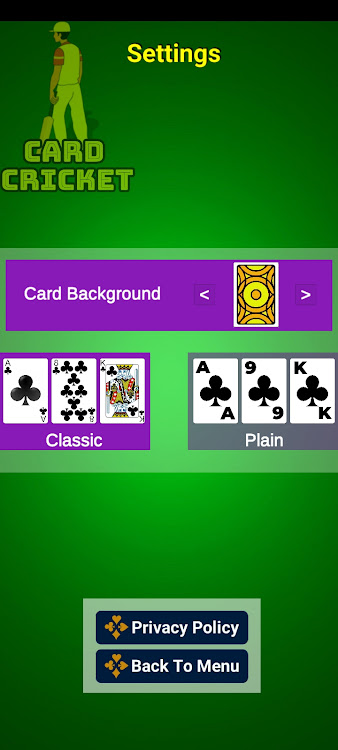 #2. Card Cricket (Android) By: Gameyantra