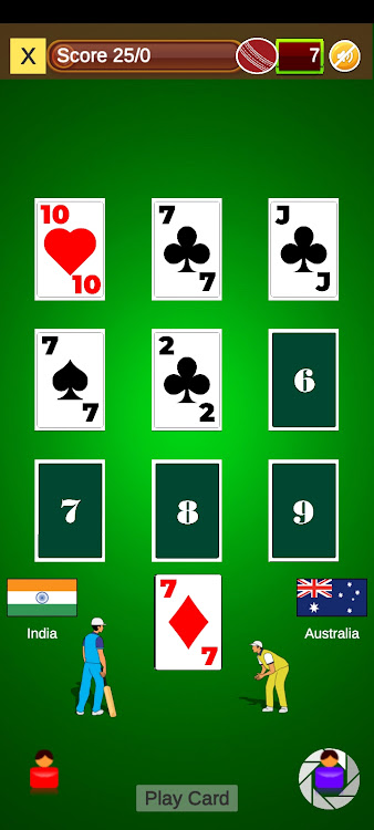 #4. Card Cricket (Android) By: Gameyantra