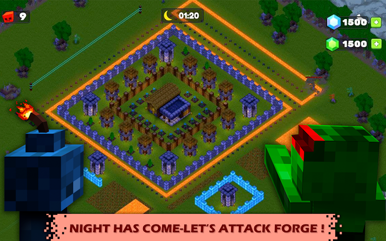 #9. Forge Defense: Monster Rush (Android) By: Challenges Inc.