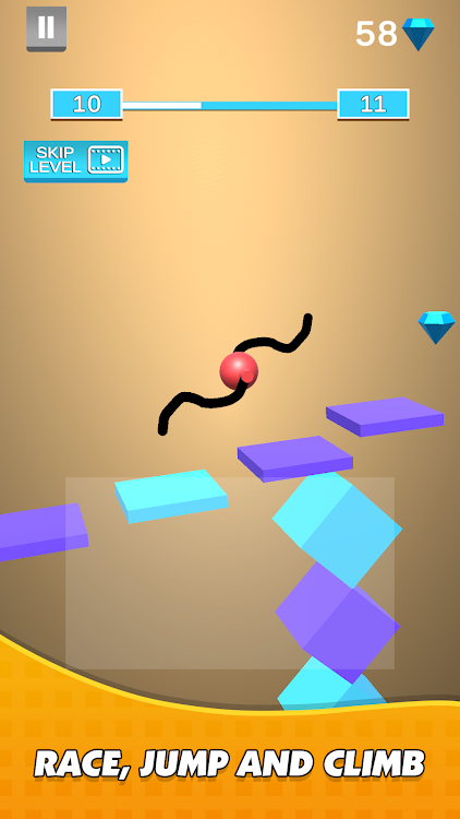 #7. Physics Climber : Line Racing (Android) By: PocketyGames