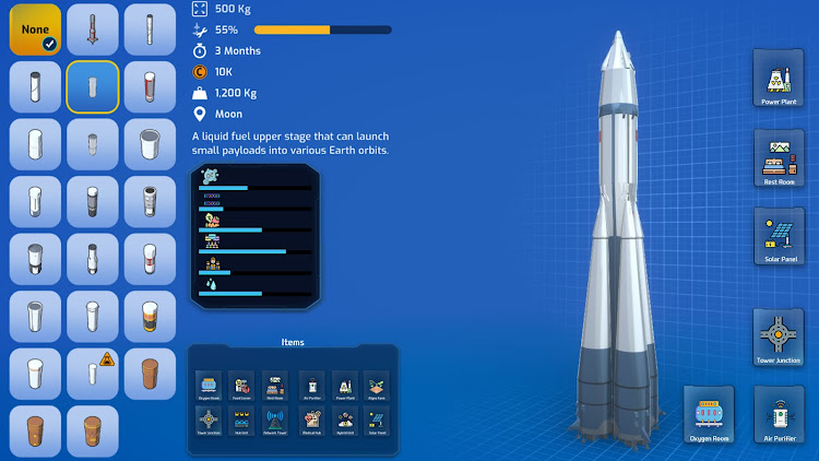 #2. SpaceFlight -Rocket Ship sfs (Android) By: DulDul Games