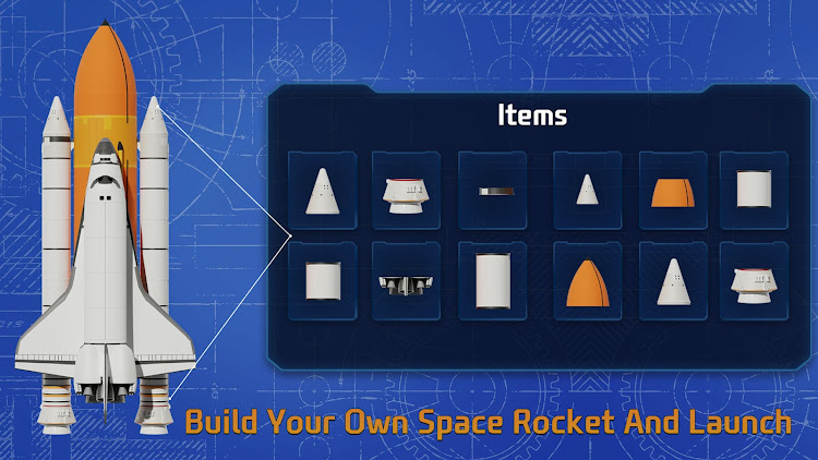 #3. SpaceFlight -Rocket Ship sfs (Android) By: DulDul Games