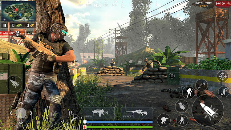 #2. ATSS2:TPS/FPS Gun Shooter Game (Android) By: Techouse Games