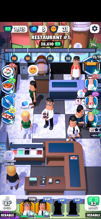 #5. Restaurant Cooking Game (Android) By: OUTPLAY GAME STUDIO