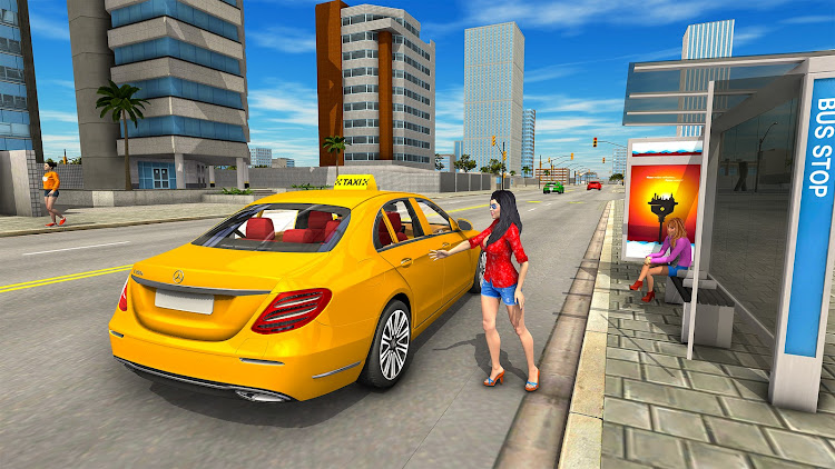 #2. US Taxi Simulator 3d & Driving (Android) By: Gaming Switch